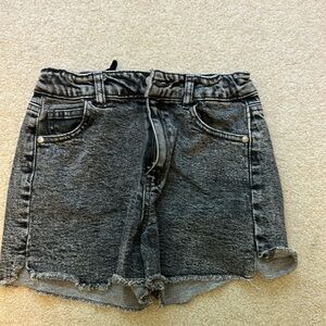 Black Jean shorts
